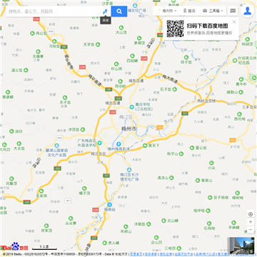 百度地图网站截图